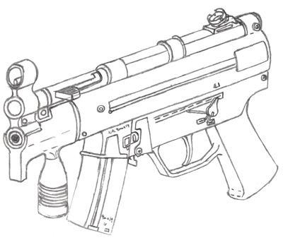 400x347 Mp5k Drawing By Fewes