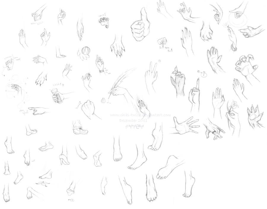 900x704 Hands And Feet Practice By Krisichiki