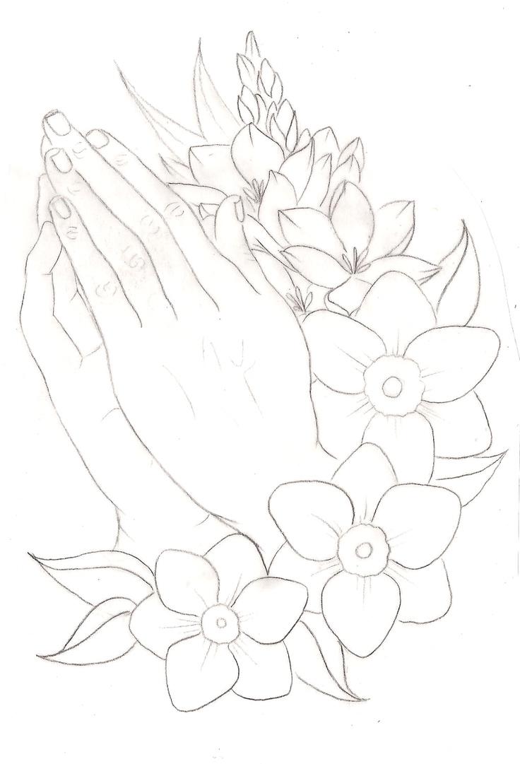 736x1081 Top Praying Hands Drawing Tattoo Photos