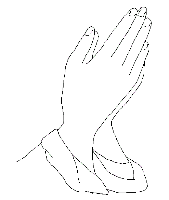 548x649 Gallery Praying Hands Drawing Easy,