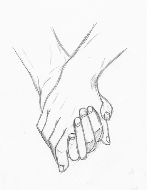 500x647 Holding Hands By ~silouxa On On We Heart It