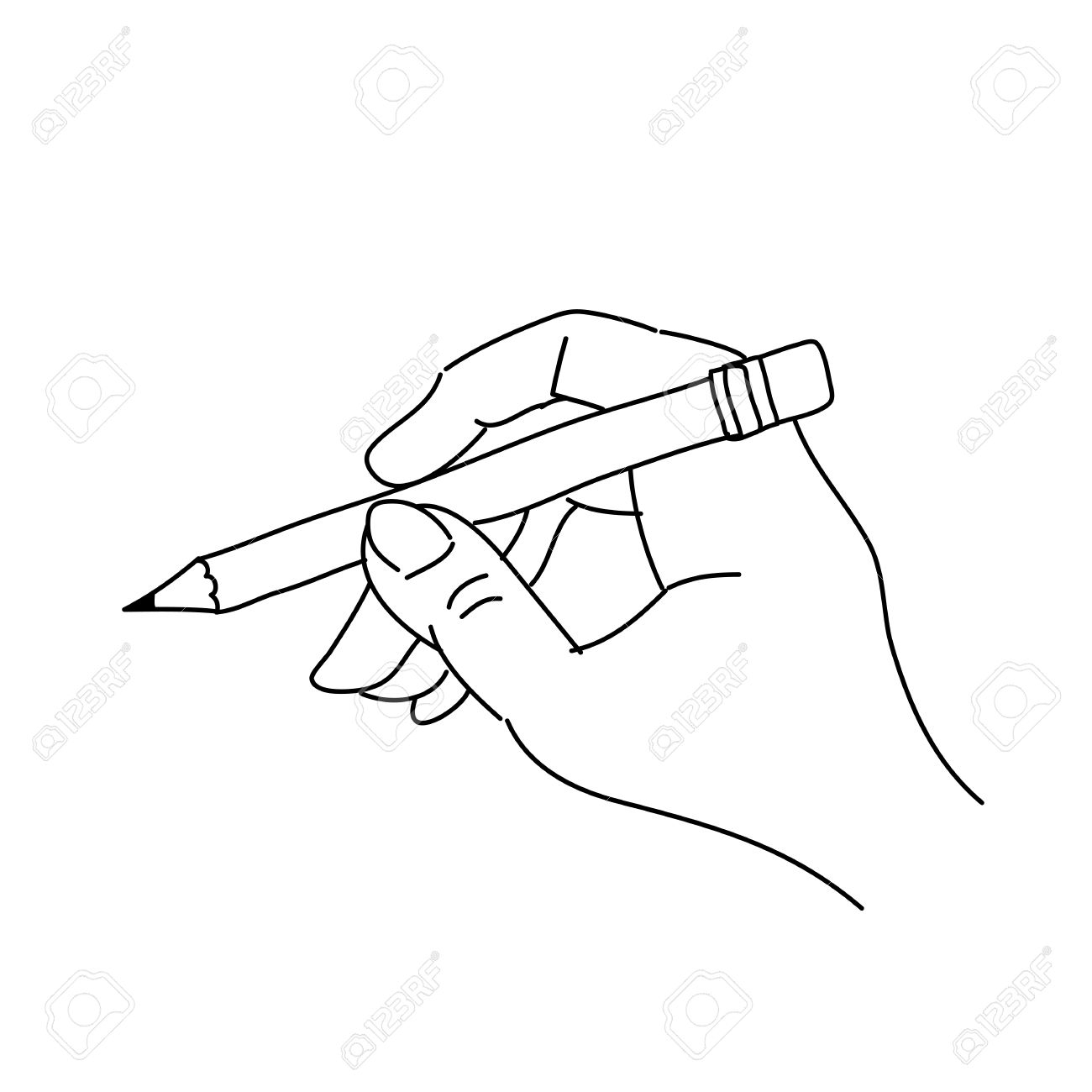 1300x1300 Drawings Of Hands Holding A Pencil Pencil Drawing Of Hand Holding