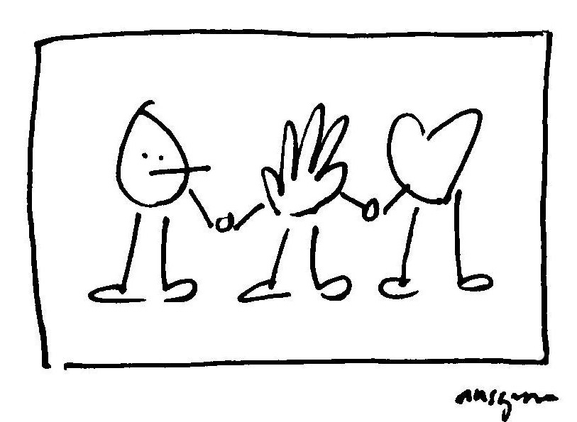 813x595 Head, Hand, And Heart The Illustrated Professor