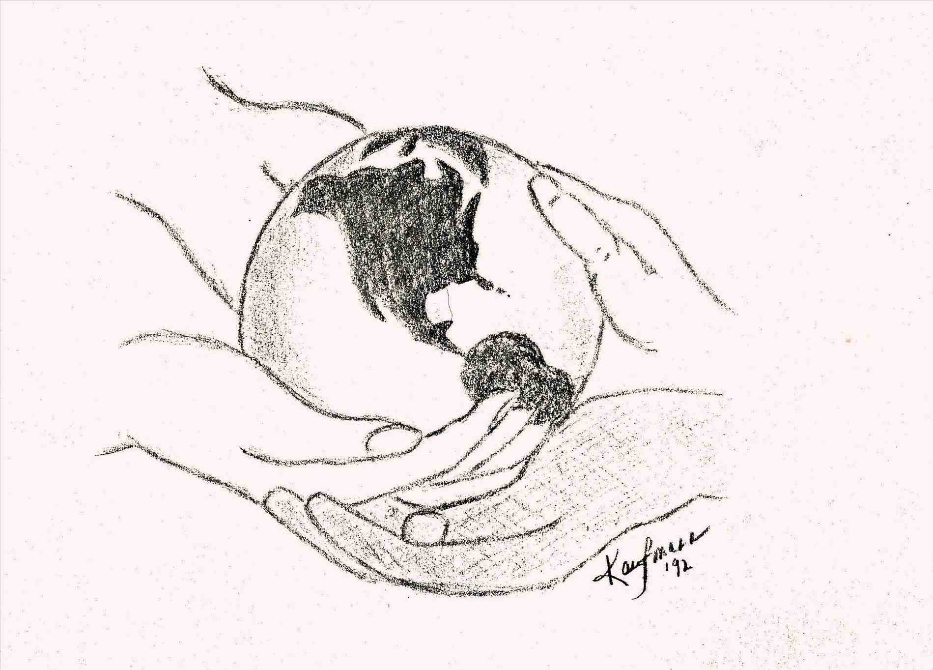 1899x1363 Drawings Of Hands Holding The Earth