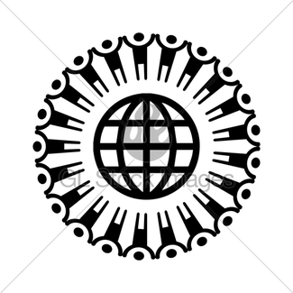 325x325 People Holding Hands Illustration Gl Stock Images