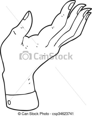 374x470 Hands Palm Up Clipart