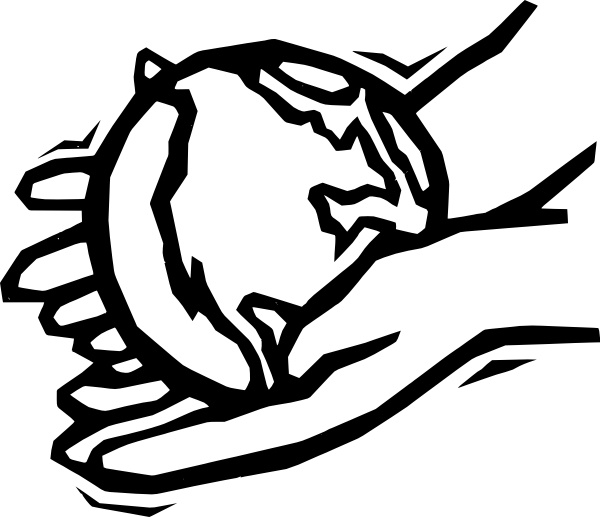 600x517 Earth In Gentle Hands Clip Art Free Vector In Open Office Drawing