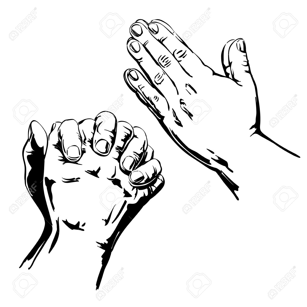 1300x1300 Praying Hands Royalty Free Cliparts, Vectors, And Stock