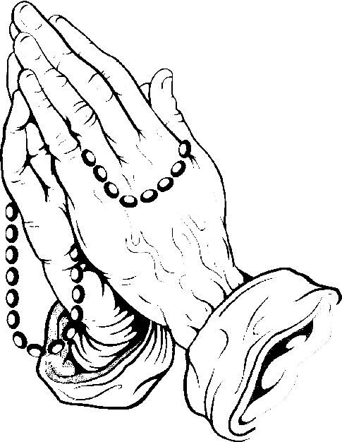 485x626 Praying Hands With Rosary Stencil 8 Nice X3cb X3epraying Hands X3c
