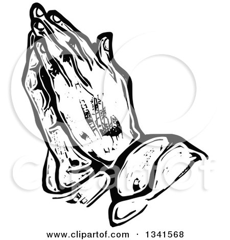 450x470 Praying Hands With Color Clipart