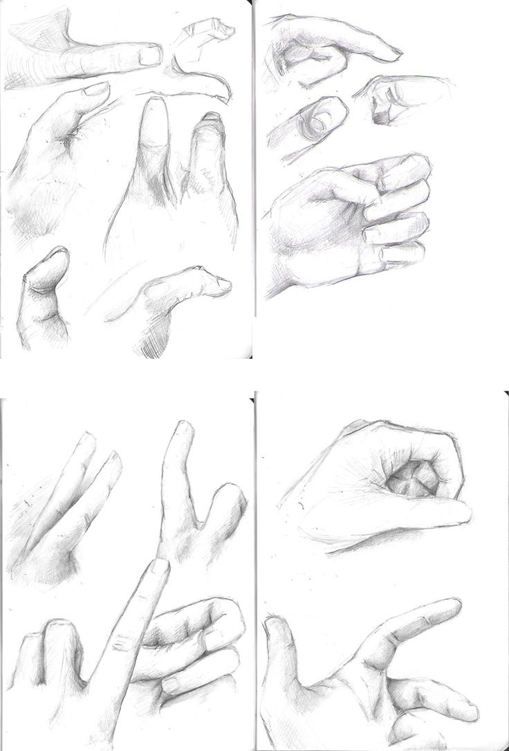 736x1086 Use Reference To Draw Hands