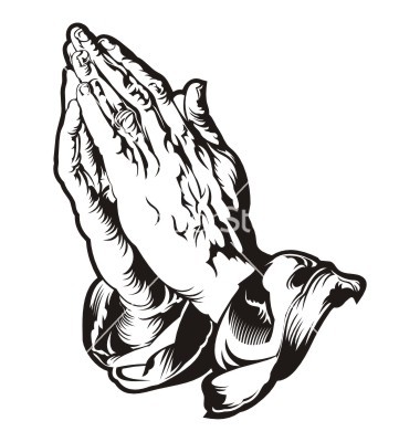 380x400 Praying Hands Tattoo Vector 1804198