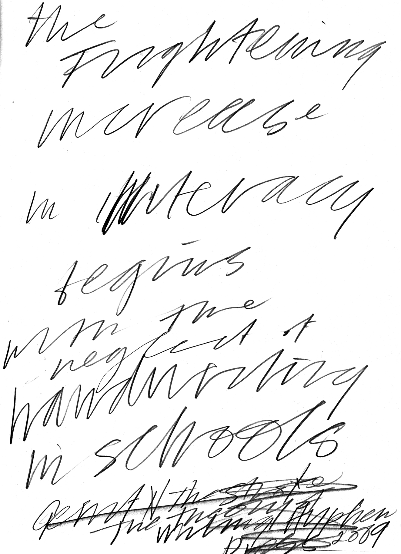 1323x1827 Writing As Drawing Mike O'Shaughnessy