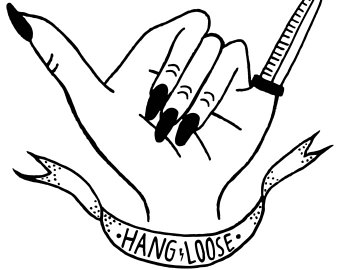 340x270 Hang Loose Print Etsy