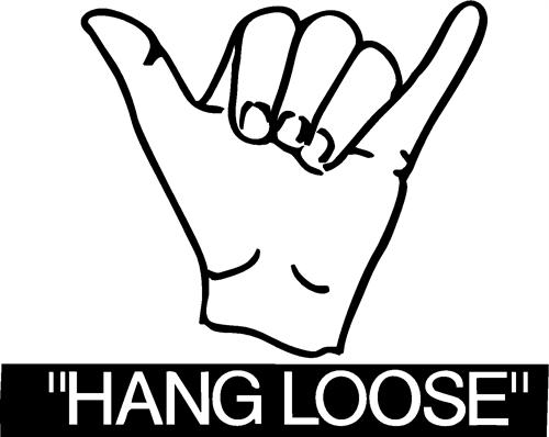 Hang Loose Drawing at GetDrawings | Free download