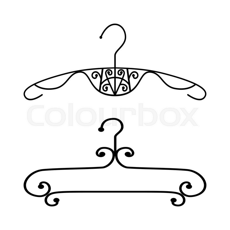 800x800 Icon Clothing Hanger, Accessories For Fashion.vector Illustration