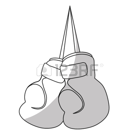 450x450 839 Boxing Gloves Hanging Stock Illustrations, Cliparts