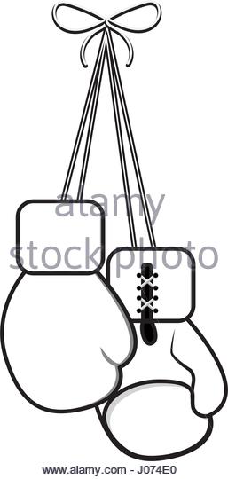 257x540 Hanging Boxing Gloves Black And White Stock Photos Amp Images