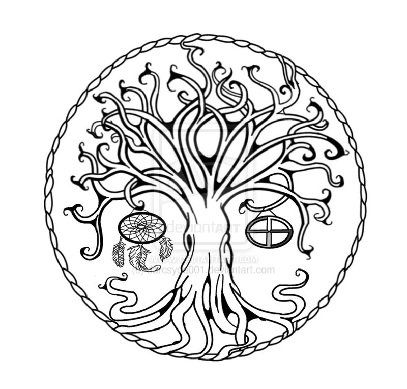 800x765 Native American Tattoo Designs Drawings Tree Of Life Tattoo By