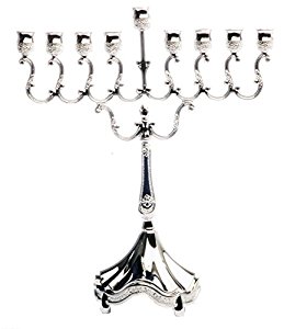 259x300 Jewish Hanukkah Menorah Judaica Hanukiah Chanukkiyah