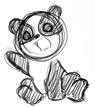 330x372 Panda By Happiness In Misery