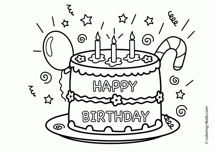 728x519 Kids My Little Pony Happy Birthday Coloring Page For On Happy