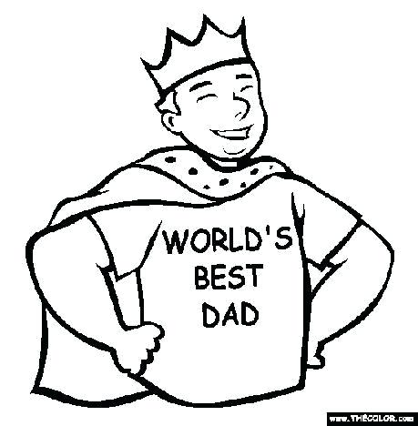 459x468 Coloring Pages For Dads Happy Birthday Dad Coloring Pages