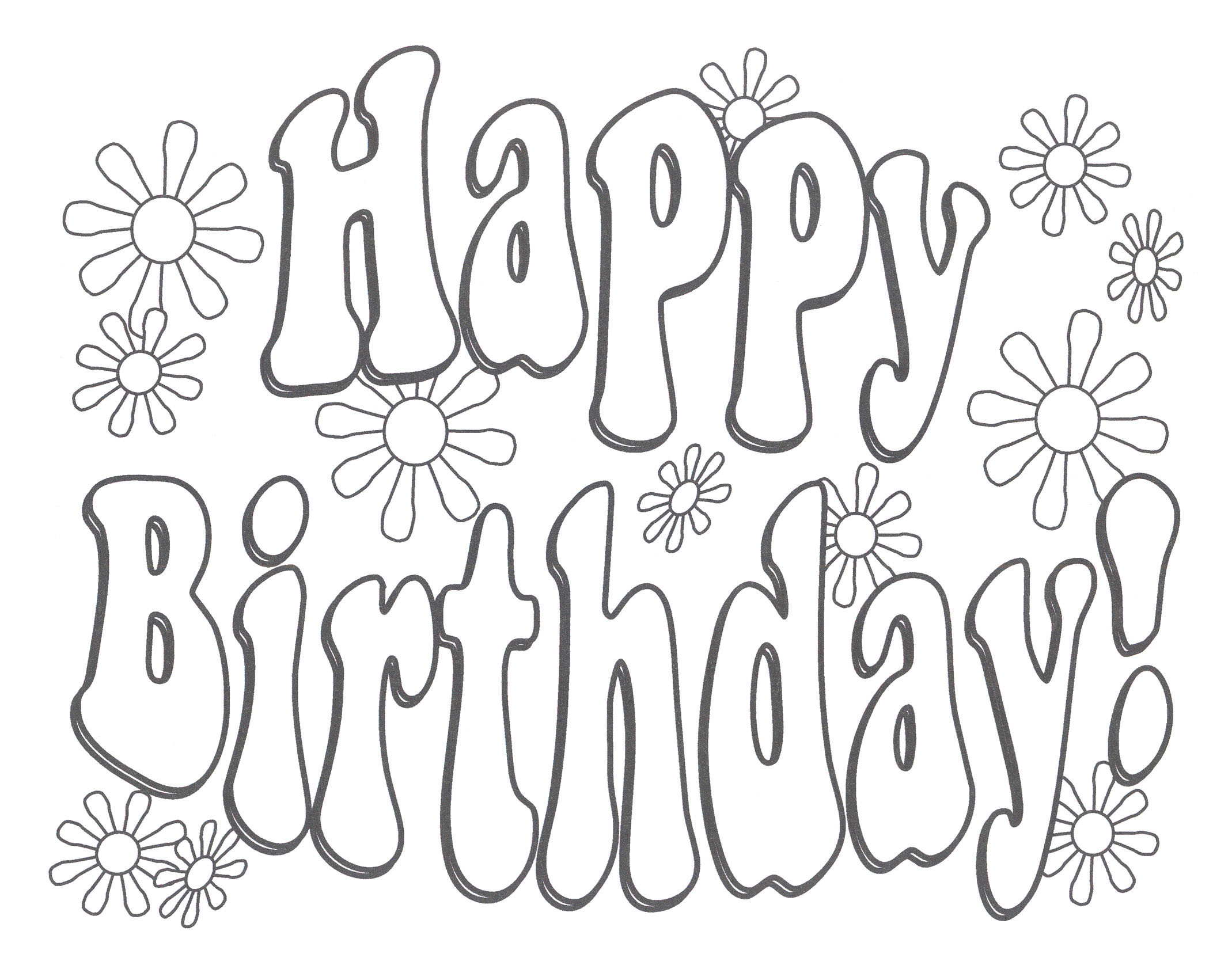 2139x1690 Happy Birthday Coloring Pages