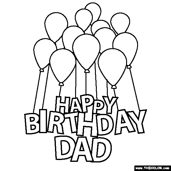 560x560 Birthday Online Coloring Pages Page 1