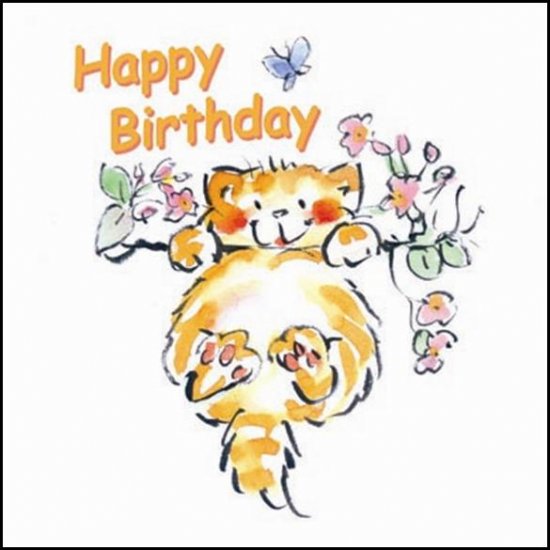 550x550 Cat Birthday Drawing Happy Birthday Cat Drawing