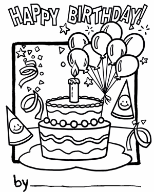 Happy Birthday Drawing Designs at GetDrawings | Free download