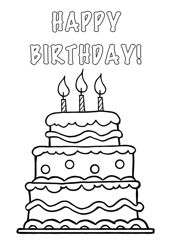 Happy Birthday Drawing Images at GetDrawings | Free download