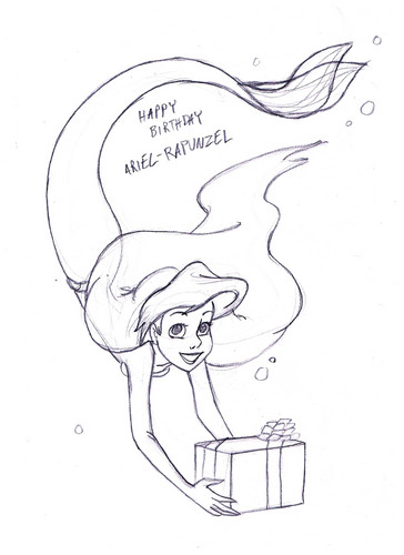 364x500 Disney Princess Images Happy Birthday Ariel Rapunzel Hd Wallpaper