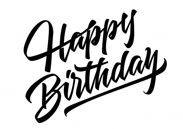 626x443 Happy Birthday Lettering Vector Free Download