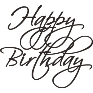 300x300 Happy Birthday Text