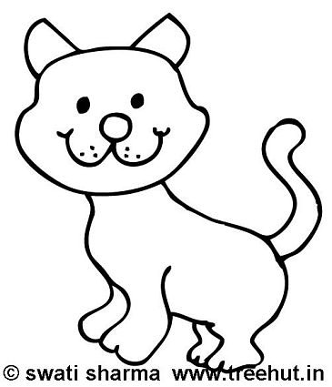 365x425 Cat Coloring Pages