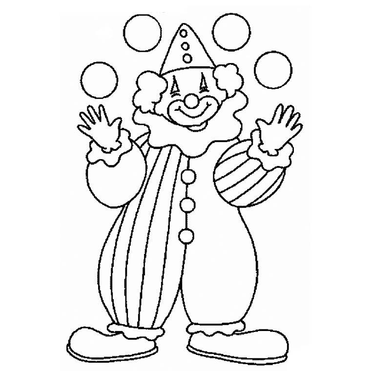 760x760 Download Coloring Pages Draw A Clown