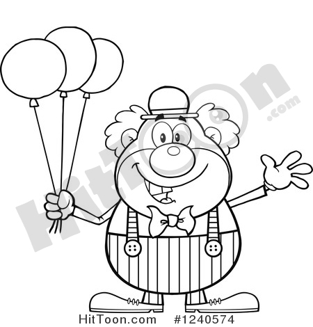 450x470 Clown Clipart