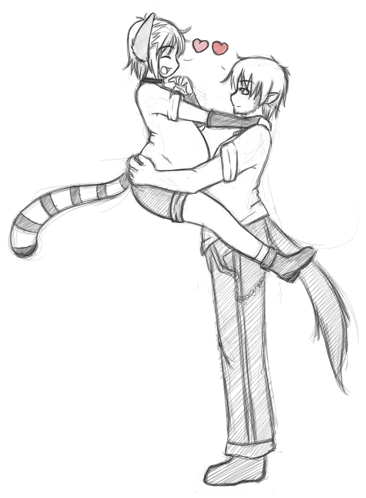 718x976 Happy Couple By Er Chan