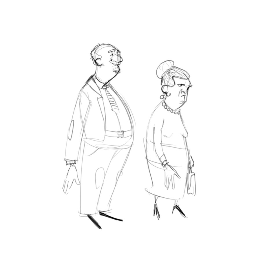 908x881 Happy Couple By Schweinebeine