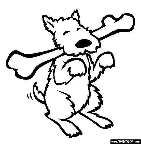554x565 Happy Dog Coloring Page Free Happy Dog Online Coloring