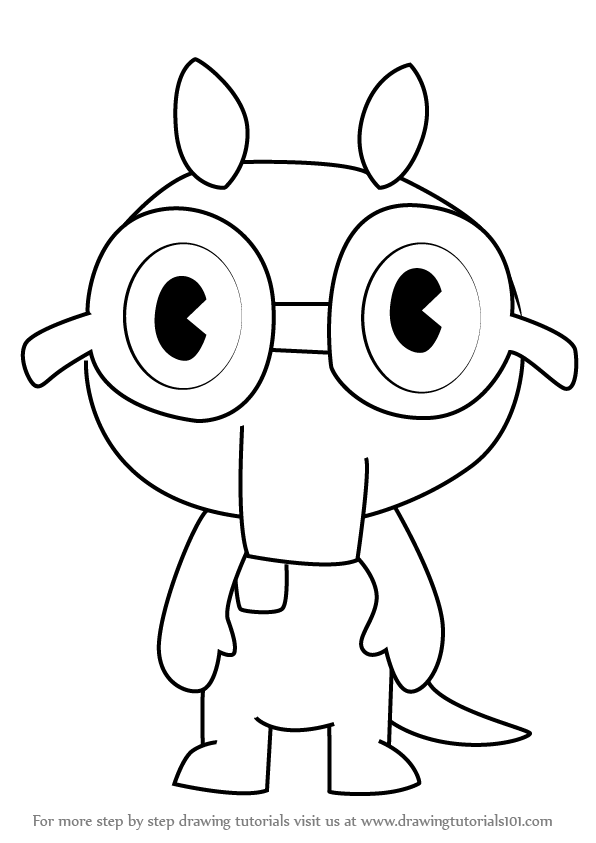 596x843 Learn How To Draw Sniffles From Happy Tree Friends (Happy Tree