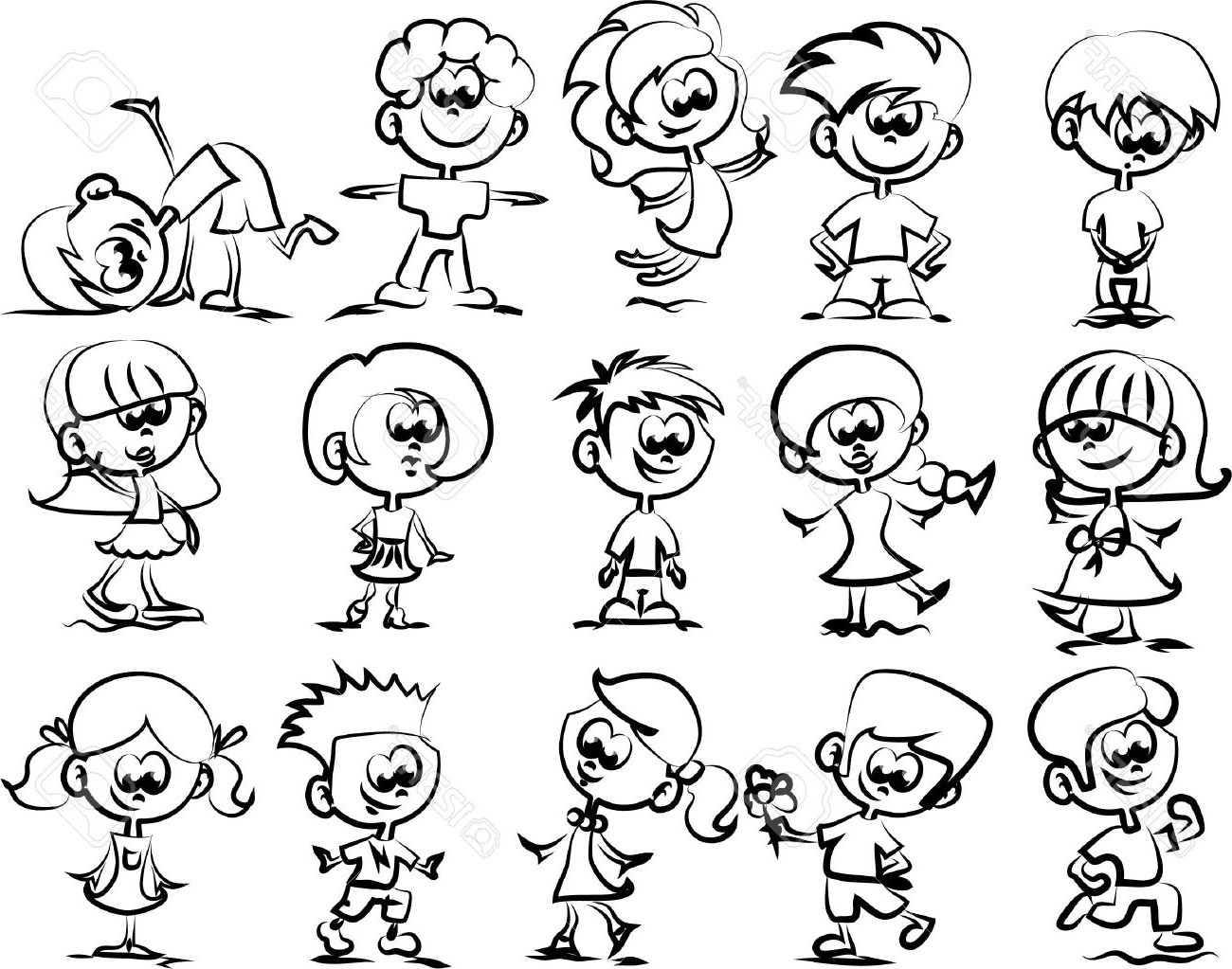 1300x1023 Happy Face Cartoon Sketches Best Cartoon Faces Ideas