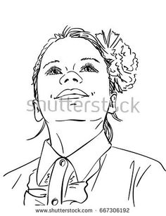 236x308 Line Art Sketch Of Happy Smiling Baby Lies On Back With Eyes
