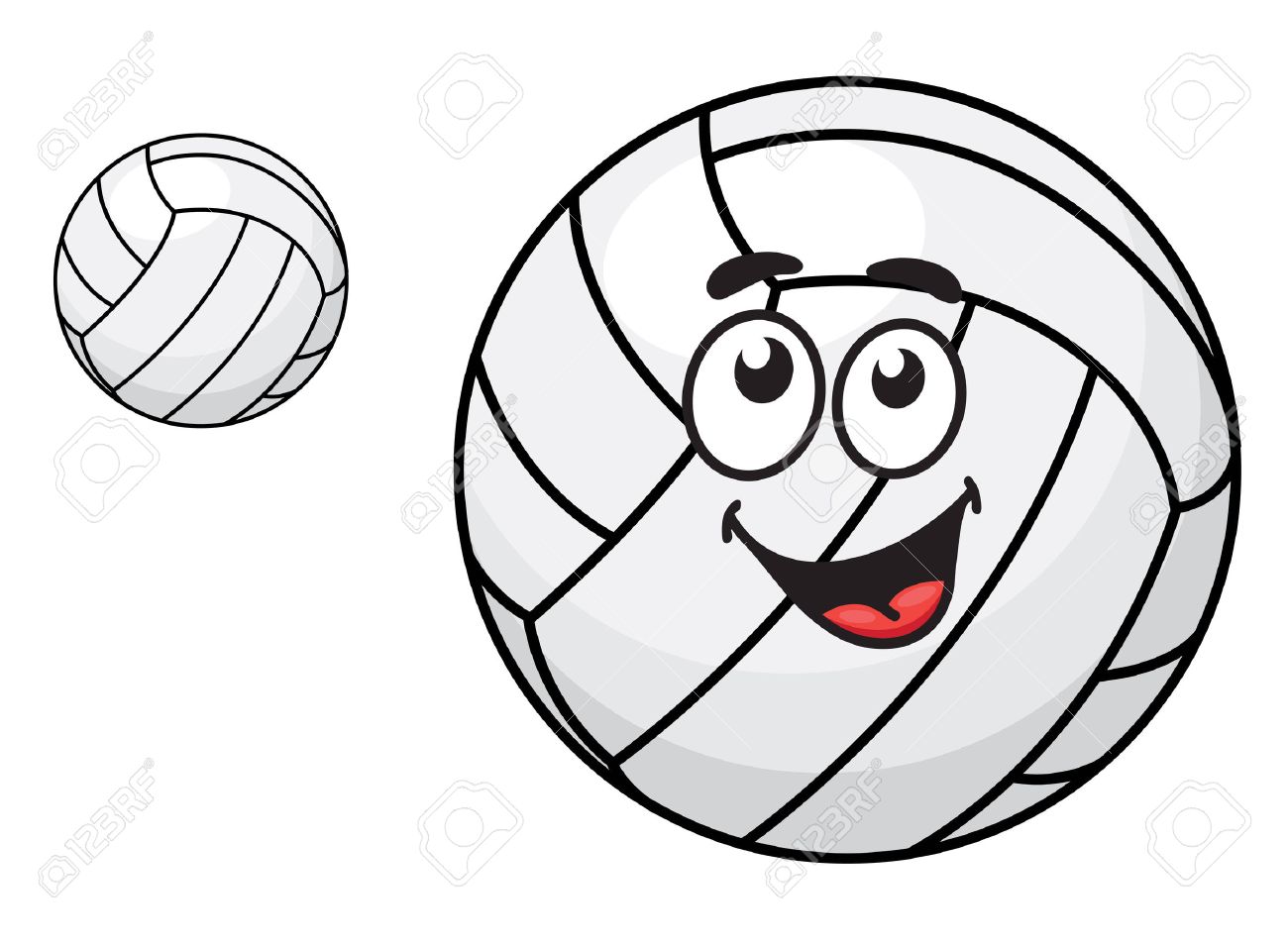 1300x956 Two Volleyballs, One With A Happy Smiling Face And Other Without