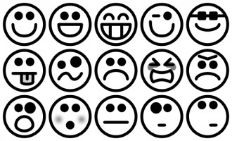 330x200 Drawn Smiley Clipart