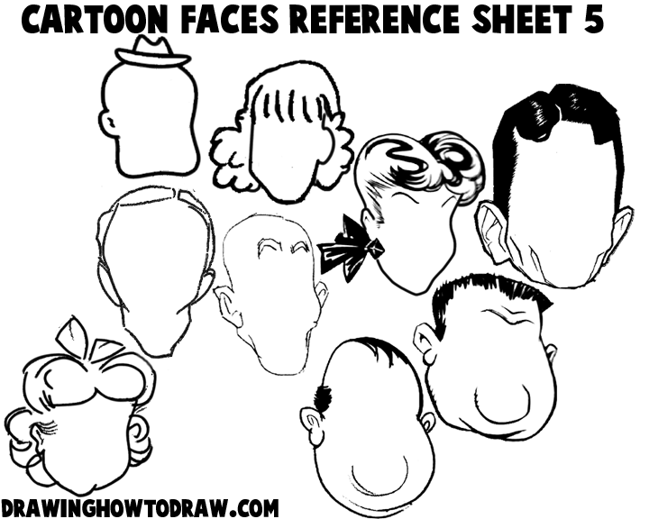 720x576 Cartoon Faces Reference Sheets And Heads Examples For Drawing