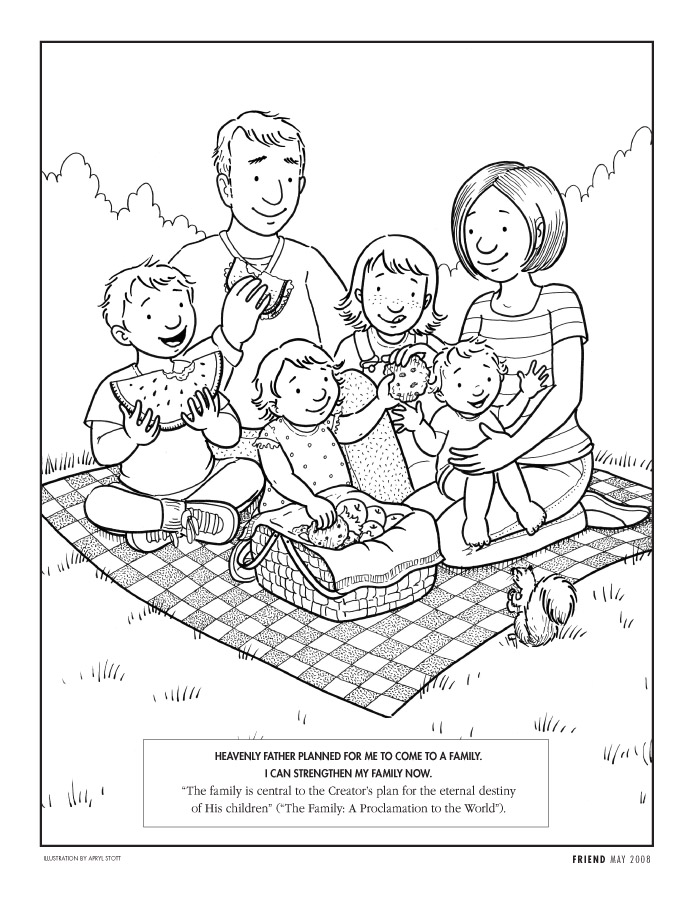 694x902 Happy Family Coloring Pages 25511,