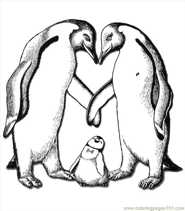 650x742 Happy Feet (05) Coloring Page