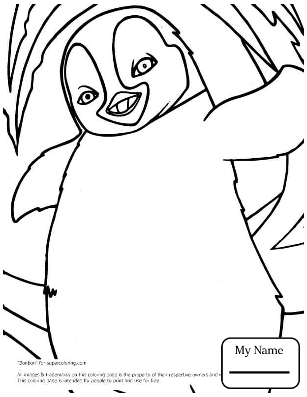 624x808 Boss Skua Cartoons Happy Feet 2 Coloring Pages